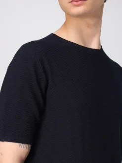 T-shirt Giorgio Armani in maglia di lana