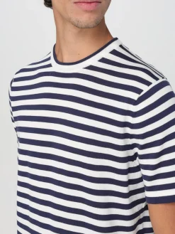 T-shirt in cotone a righe Aspesi