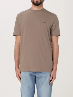 T-shirt in cotone basic Boss
