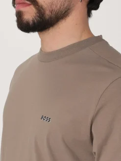 T-shirt in cotone basic Boss