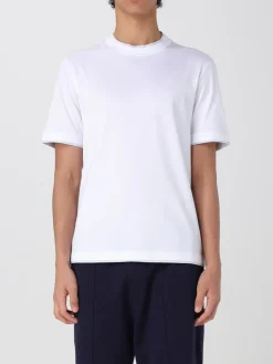 T-shirt in cotone basic Brunello Cucinelli