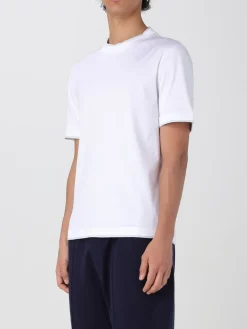 T-shirt in cotone basic Brunello Cucinelli