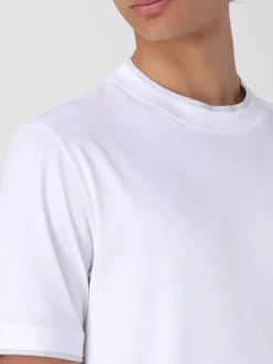 T-shirt in cotone basic Brunello Cucinelli