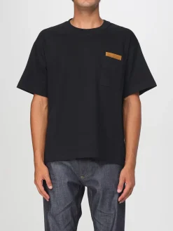 T-shirt in cotone Bottega Veneta con toppa intrecciata