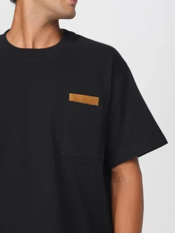 T-shirt in cotone Bottega Veneta con toppa intrecciata