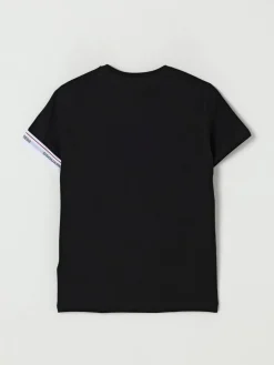 T-shirt in cotone con banda logata Dsquared2