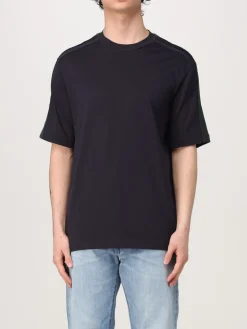 T-shirt in cotone con bande Armani Exchange