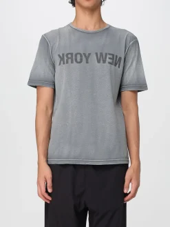 T-shirt in cotone con logo Helmut Lang
