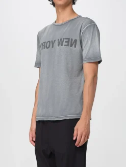 T-shirt in cotone con logo Helmut Lang