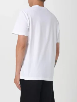 T-shirt in cotone con logo Golden Goose