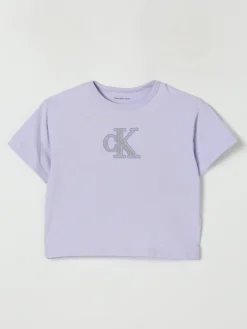 T-shirt in cotone con logo CK Calvin Klein