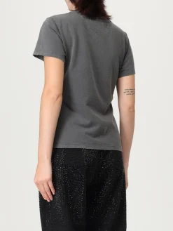 T-shirt in cotone con logo Golden Goose