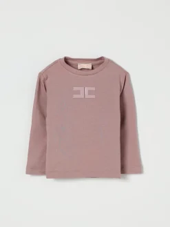 T-shirt in cotone con logo Elisabetta Franchi La Mia Bambina