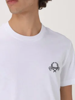 T-shirt in cotone con logo Moschino Couture