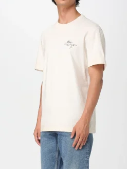 T-shirt in cotone con logo Golden Goose