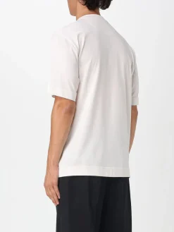 T-shirt in cotone con logo Fendi Roma 1925