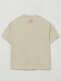 T-shirt in cotone con logo Ea7