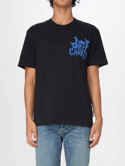 T-shirt in cotone con logo Just Cavalli