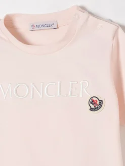 T-shirt in cotone con logo Moncler