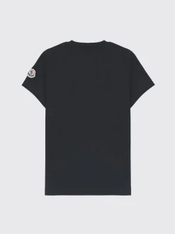 T-shirt in cotone con logo Moncler
