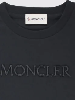 T-shirt in cotone con logo Moncler