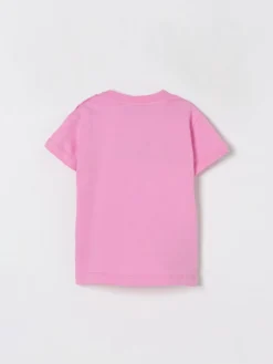 T-shirt in cotone con logo MSGM Kids