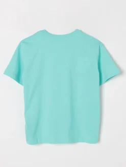 T-shirt in cotone con logo Balmain