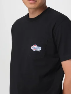 T-shirt in cotone con logo Dsquared2