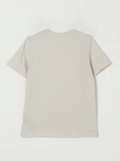 T-shirt in cotone con logo Balmain