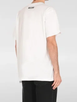 T-shirt in cotone con logo Moschino Couture