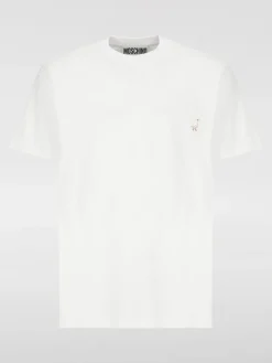 T-shirt in cotone con logo Moschino Couture