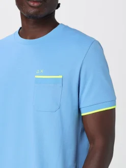 T-shirt in cotone con logo SUN68