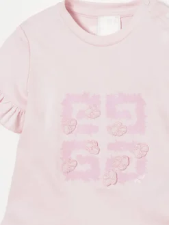 T-shirt in cotone con logo 4G Givenchy