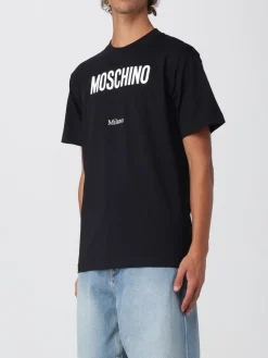 T-shirt in cotone con logo Moschino Couture