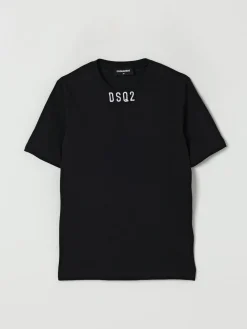 T-shirt in cotone con logo Dsquared2