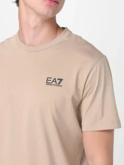 T-shirt in cotone con logo Ea7
