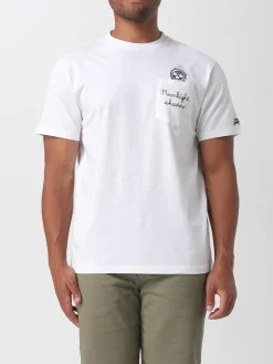 T-shirt in cotone con logo Mc2 Saint Barth