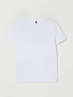 T-shirt in cotone con logo Tommy Hilfiger