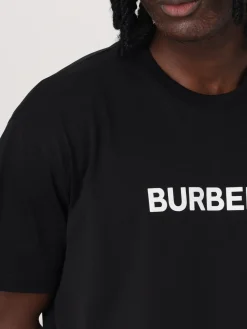 T-shirt in cotone con logo Burberry