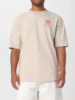 T-shirt in cotone con logo Columbia