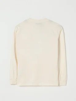 T-shirt in cotone con logo stampato MSGM Kids