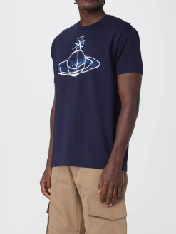 T-shirt in cotone con logo Vivienne Westwood