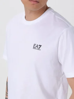 T-shirt in cotone con logo Ea7
