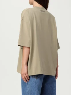 T-shirt in cotone con logo Vetements