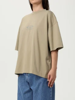 T-shirt in cotone con logo Vetements