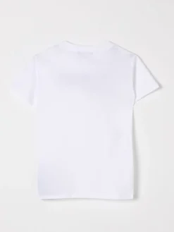 T-shirt in cotone con logo Balmain