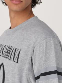 T-shirt in cotone con logo 10 Dolce & Gabbana