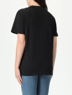 T-shirt in cotone con logo Golden Goose