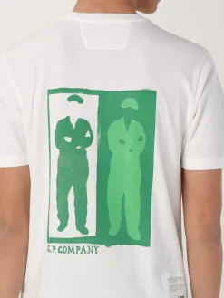 T-shirt in cotone con logo C.P. Company