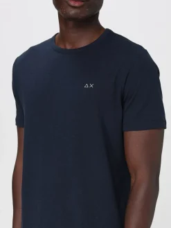 T-shirt in cotone con logo SUN68